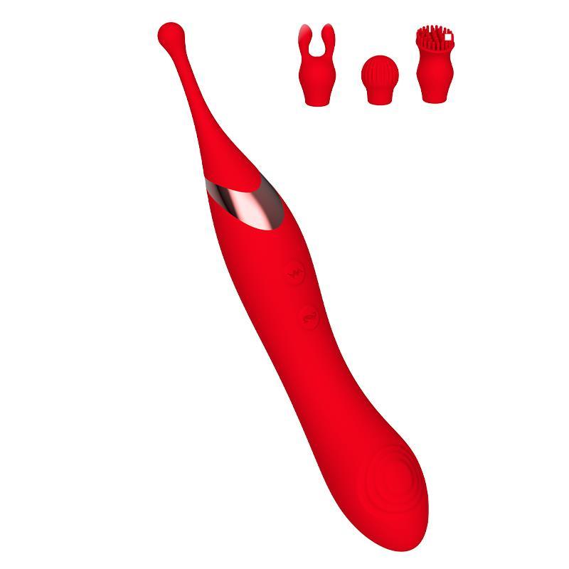 Vibrator clitoris, InToYou Onax Stimulator Double Pulse cu Cap de Vibrație USB - Erotic Emporium