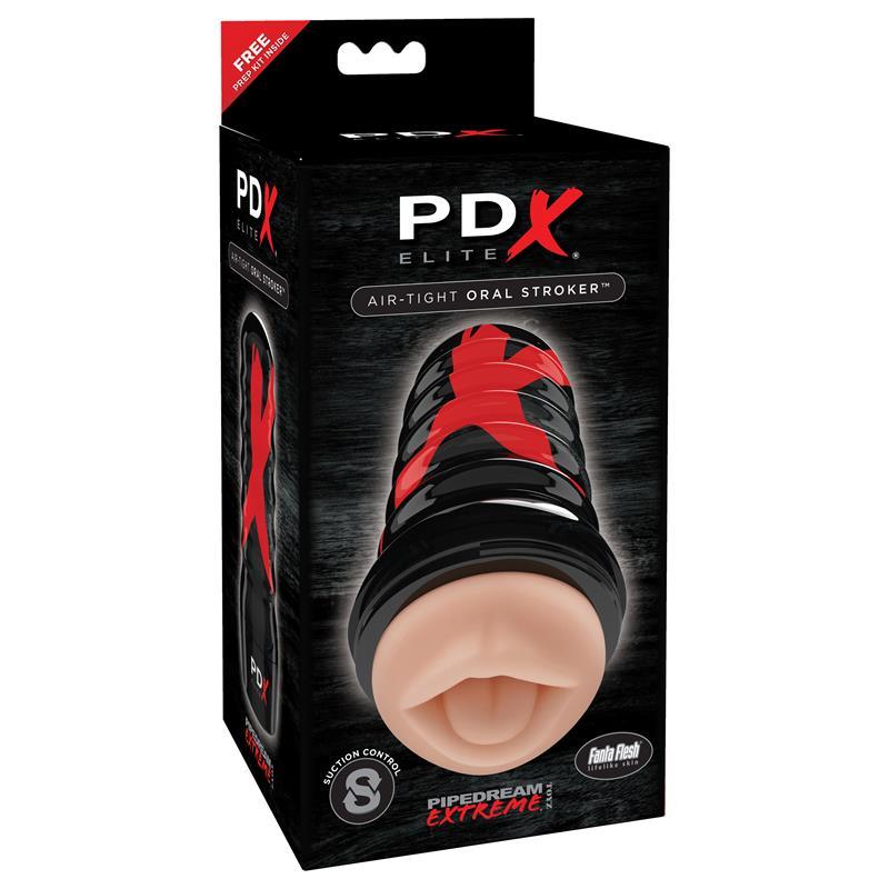Masturbator flashlight, Silicon, PDX Elite Air&Tight Oral Stroker - Erotic Emporium