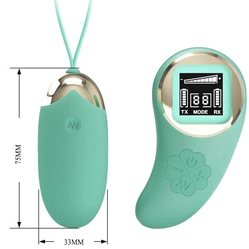 PRETTY LOVE - GREEN REMOTE CONTROL VIBRATING EGG MINE, 3, EroticEmporium.ro