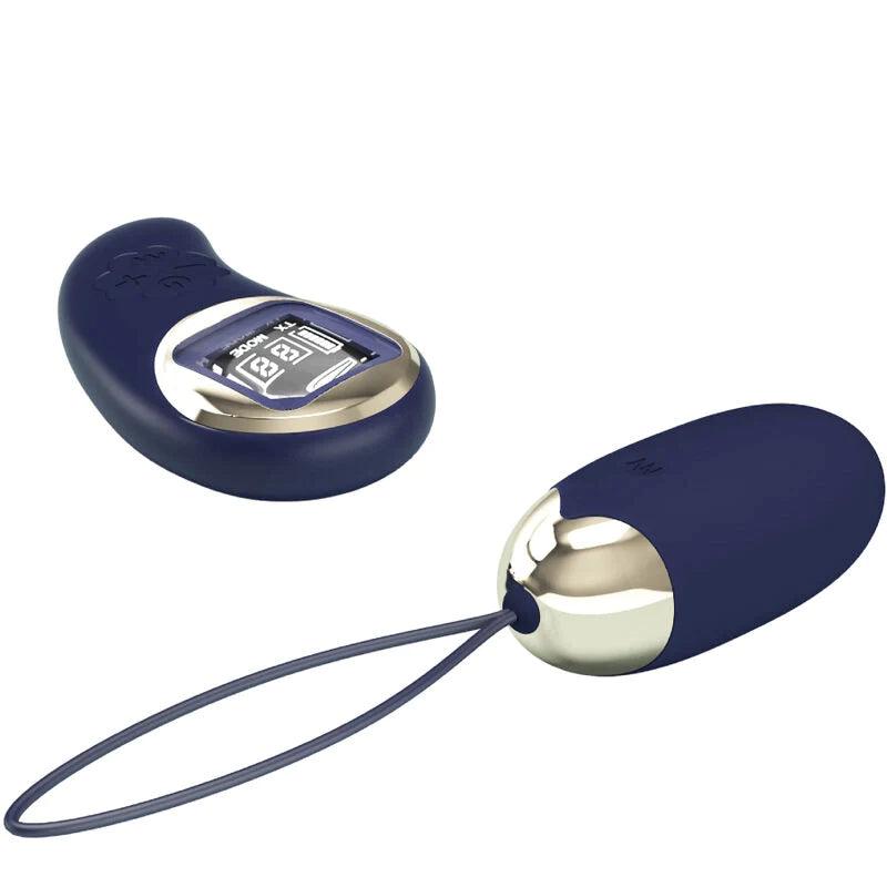 PRETTY LOVE - MINA VIBRATING EGG REMOTE CONTROL BLUE, 2, EroticEmporium.ro