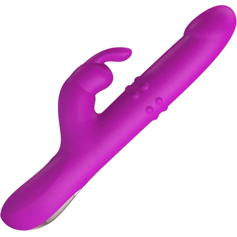 PRETTY LOVE - REESE VIBRATOR WITH PURPLE ROTATION, 4, EroticEmporium.ro