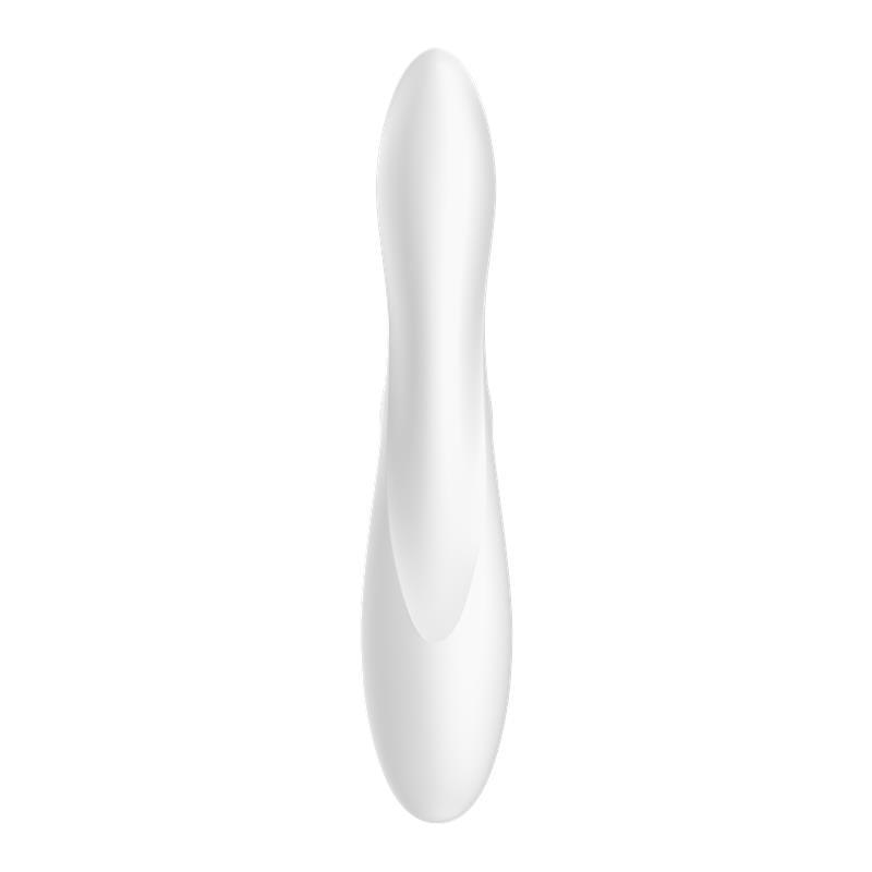 Satisfyer, Pro G-Spot Rabbit, Vibrator, silicon, alb, punct G, stimulator clitoris - Erotic Emporium