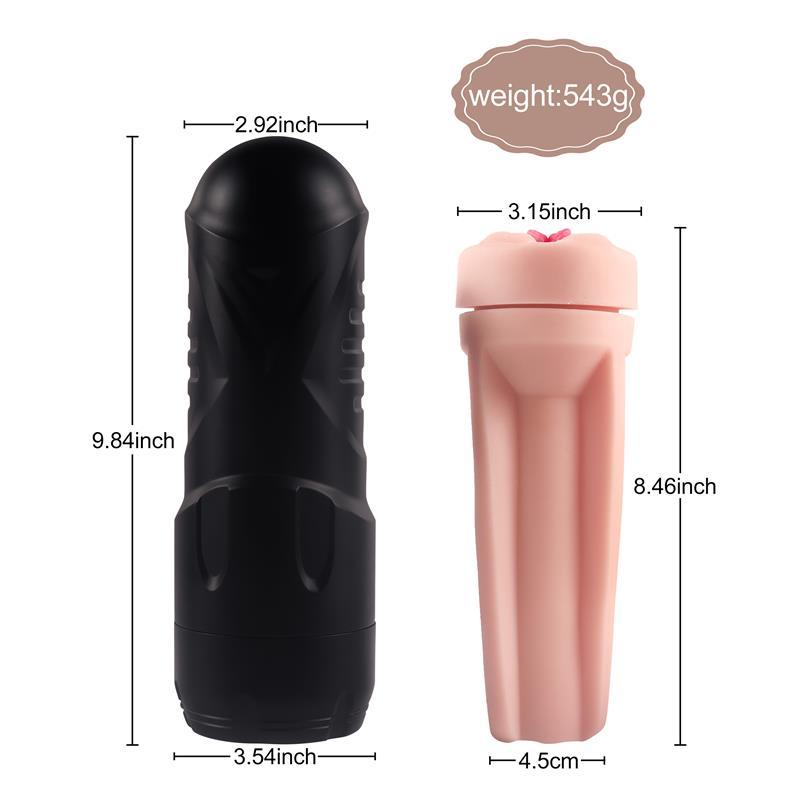 Masturbator penis flashlight, Quella Masturbator Manual Bărbați - Erotic Emporium