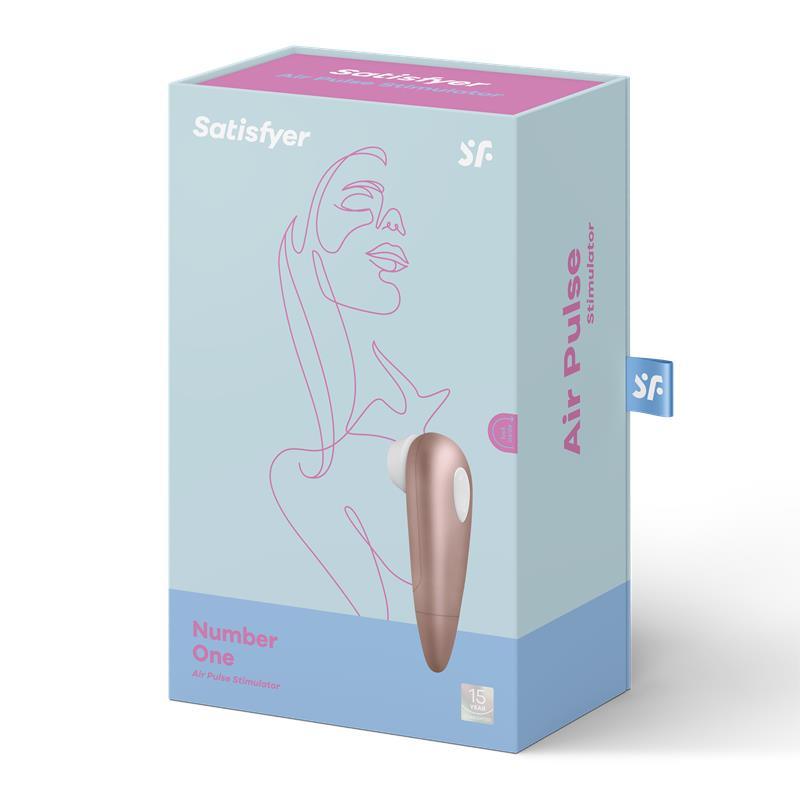 Satisfyer, Air Pulse, stimulator clitoris, silicon, gold, USB, 11 moduri de vibrații - Erotic Emporium
