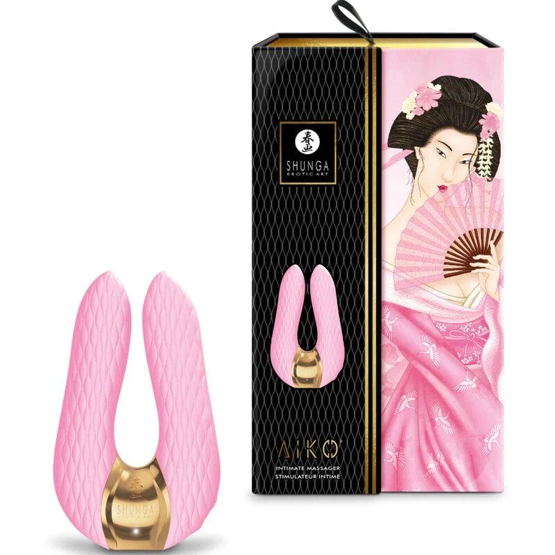 SHUNGA - AIKO INTIMATE MASSAGER PINK, 4, EroticEmporium.ro