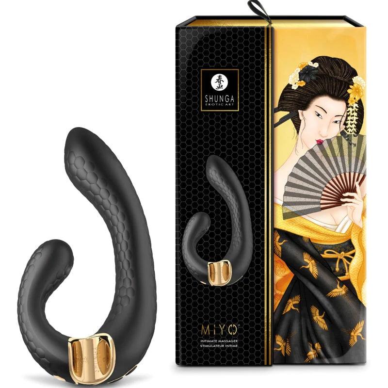 SHUNGA - MIYO INTIMATE MASSAGER BLACK, 3, EroticEmporium.ro