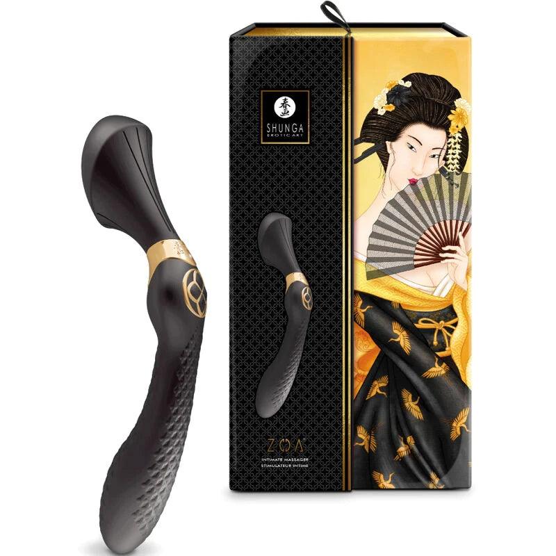 SHUNGA - ZOA INTIMATE MASSAGER BLACK, 3, EroticEmporium.ro