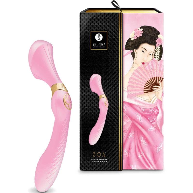 SHUNGA - ZOA INTIMATE MASSAGER PINK, 3, EroticEmporium.ro