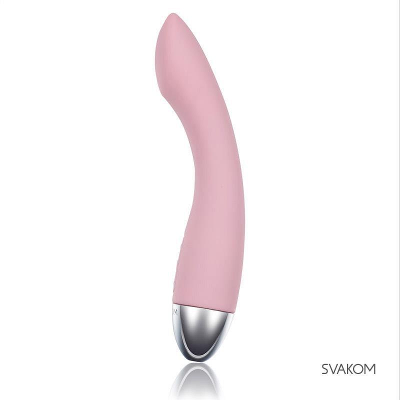 Vibrator, silicon, roz, 17x6x3, Amy Rose, Svakom - Erotic Emporium