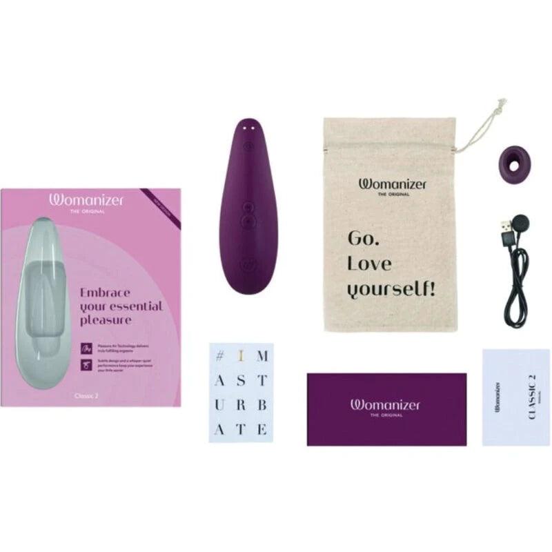 WOMANIZER - CLASSIC 2 CLITORAL STIMULATOR BORDEAUX, 5, EroticEmporium.ro