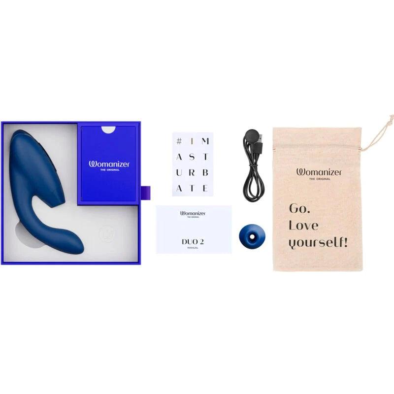 WOMANIZER - DUO 2 STIMULATOR BLUE, 4, EroticEmporium.ro