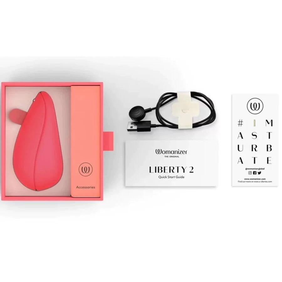 WOMANIZER - LIBERTY 2 CLITORIS STIMULATOR  SUCKER PINK, 6, EroticEmporium.ro