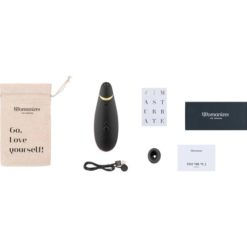 WOMANIZER - PREMIUM 2 CLITORAL STIMULATOR BLACK, 6, EroticEmporium.ro