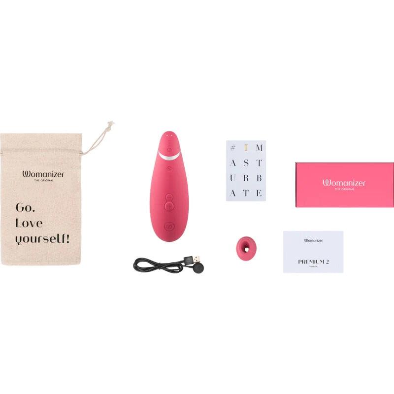 WOMANIZER - PREMIUM 2 CLITORAL STIMULATOR RASPBERRY, 6, EroticEmporium.ro