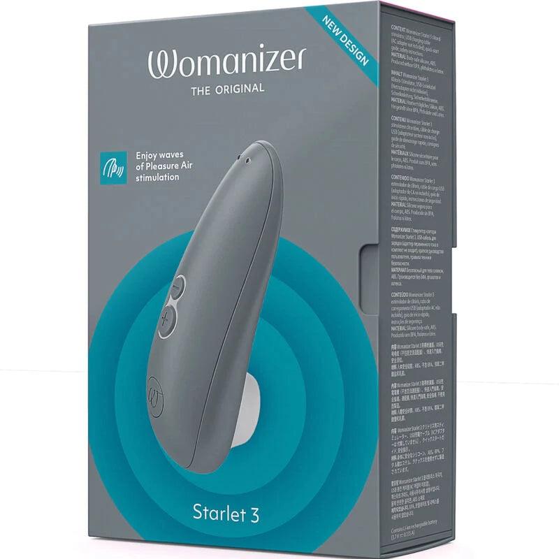 WOMANIZER - STARLET 3 CLITORAL STIMULATOR GRAY, 5, EroticEmporium.ro