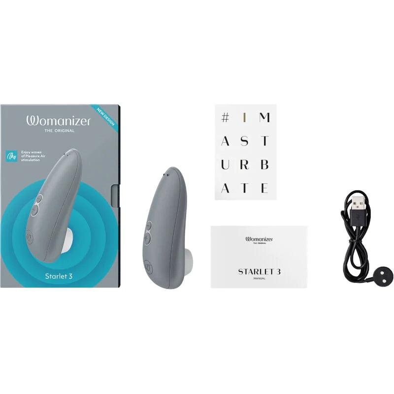 WOMANIZER - STARLET 3 CLITORAL STIMULATOR GRAY, 7, EroticEmporium.ro