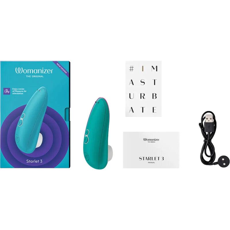 WOMANIZER - STARLET 3 CLITORAL STIMULATOR TURQUOISE, 7, EroticEmporium.ro